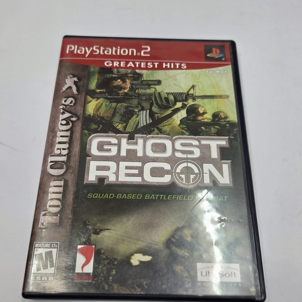 Tom Clancys Ghost Recon Sony PlayStation 2 PS2 Greatest Hits Complete CIB Manual